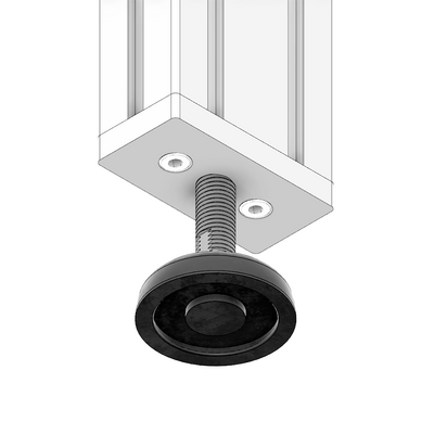 32-4590W-1SS MODULAR SOLUTIONS MOUNTING PLATE 45 X 90 NO CENTER HOLE